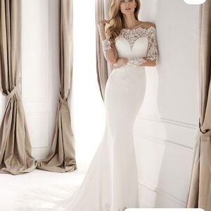 Nicole Spose by pronovius wedding gown size 10 NWT